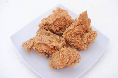 delicious fried chicken as a background