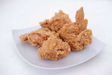delicious fried chicken as a background