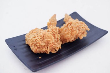 delicious fried chicken as a background