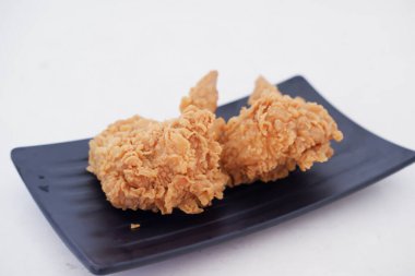 delicious fried chicken as a background