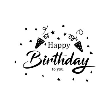 seamless happy birthday design vector