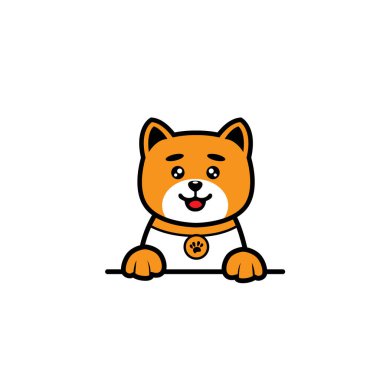 cute dog seamless design vector