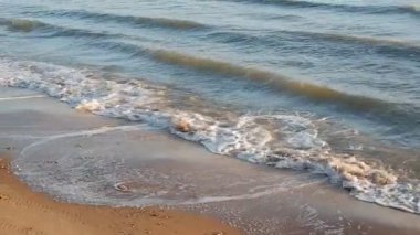 Arka plan olarak plaj manzarası