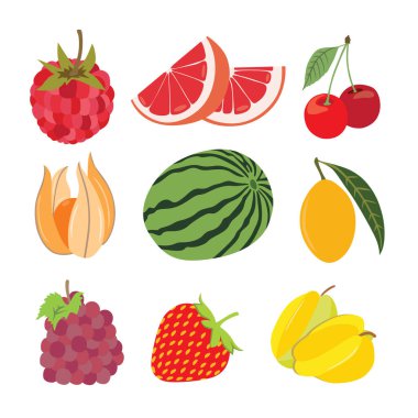 Dünyanın çeşitli yerlerinden canlı meyveler