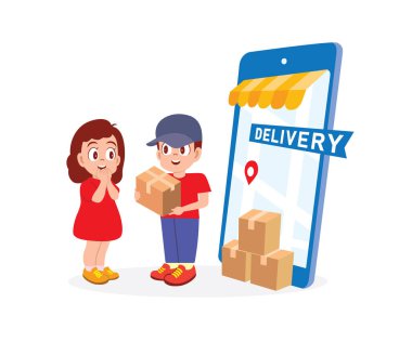 Profesyonel Paket Teslimat Çözümleri. çizgi film çizimleri