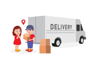 Mutlu Müşteri Paket Teslimatı Aldı