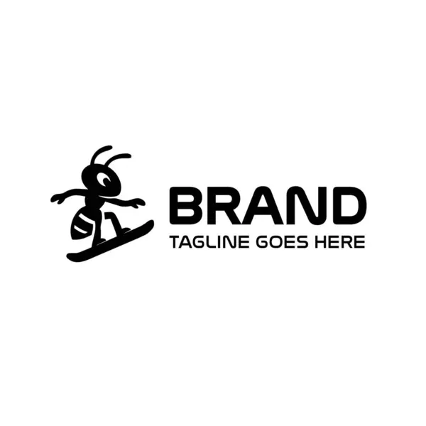 Siyah Karınca Sörf Markası Logosu