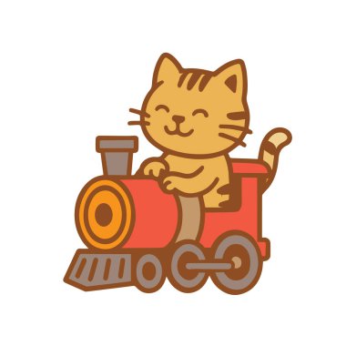 Kırmızı Trendeki Mutlu Çizgi Filmler