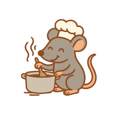 Çizgi film Fare Şef Yemek Pişiriyor