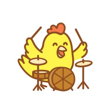 Mutlu Çizgi Filmler Tavuk Davul Çalıyor