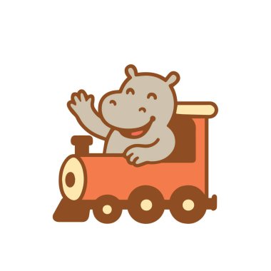 Mutlu Suaygırı Tren Sürüşü Neşeli Çizgi Film Macerası