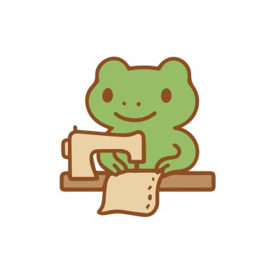 Makine ile Şirin Kurbağa Dikişi