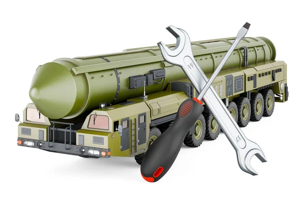 Scud Missile Mobile Short Range Ballistic Missile System Screwdriver Wrench — Stock Photo, Image