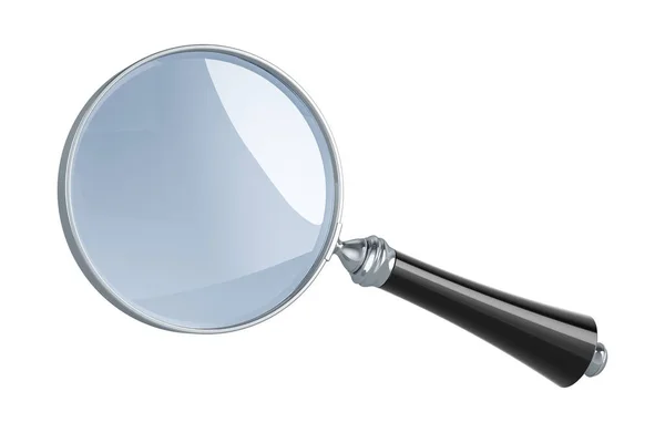 Loupe Magnifier Magnifying Glass Rendering Isolated White Background — Stock Photo, Image