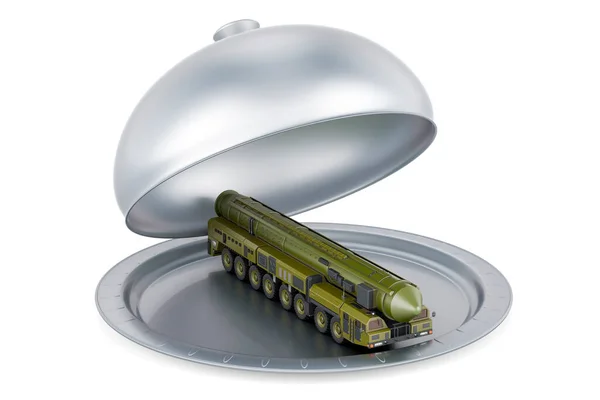 Restaurant Cloche Scud Missile Mobile Short Range Ballistic Missile System — Stock Photo, Image