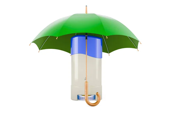 Déodorant Transpirant Solide Déodorant Stick Sous Parapluie Rendu Isolé Sur — Photo