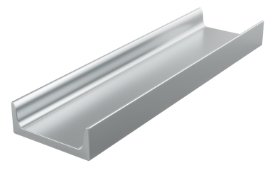 Çelik Kanal Profili, 3D görüntüleme şeffaf arkaplanda izole edildi