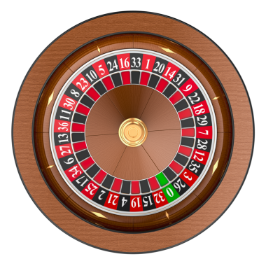 Kumarhane Ruleti, en iyi manzara. Profesyonel rulet tekerleği, 3D görüntüleme şeffaf arkaplan üzerinde izole