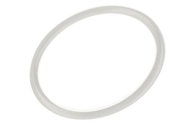 Hamilelik önleyici Vajinal Halka. Şeffaf arkaplanda 3B görüntüleme izole edildi