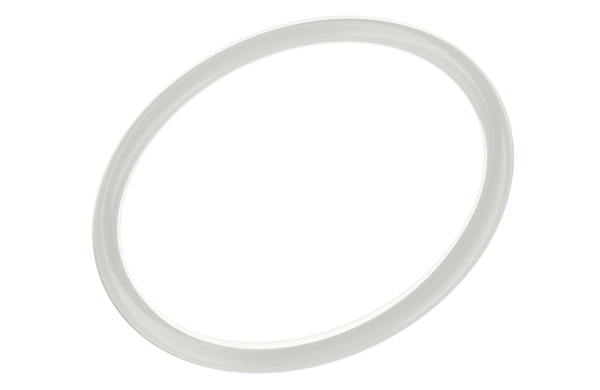 Hamilelik önleyici Vajinal Halka. Şeffaf arkaplanda 3B görüntüleme izole edildi