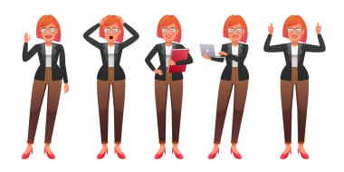 Güzel, ince, beyaz bir kız elinde bir dizüstü bilgisayarla elinde bir kitap, bir 