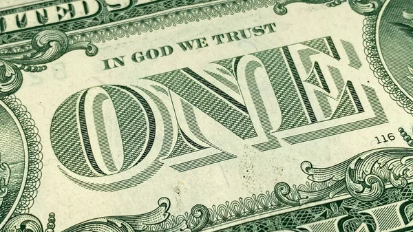 Egy Dollár Készpénz Bankjegyek Közelkép Egy Egydolláros Bankjegyről Amerikai Nemzeti — Stock Fotó