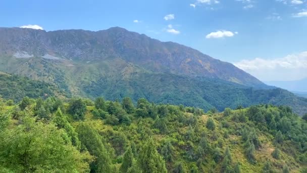 Panorama Sary Chelek State Biosfera Reserve Territorio Natural Especialmente Protegido — Vídeo de stock