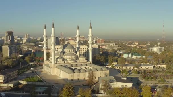 Meczet Centralny Jest Największym Meczetem Azji Środkowej Kirgistanie Jedna Głównych — Wideo stockowe