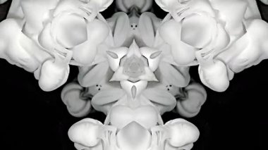 Mistisizm ve okült. Suluboya mürekkepten yapılmış bir mandala. Din ve fedakarlık. Psikedelik ve meditasyon. Esrarengizlik ve sihir. Kutsal geometri. Soyut çiçekli siyah desen. Ölüm ve yeniden doğuş. Soyut bir kaleydoskop.