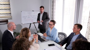 Yönetim kurulu çalışanların işten çıkarılmasına karar verir. Yeniden yapılanma, rekabet ve casusluk. Orta seviye yöneticilerin toplantısı.