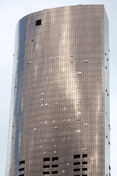 Arany Színű Üveg Borított Felhőkarcoló Melbourne Belvárosában Victoria Ausztrália — Stock Fotó