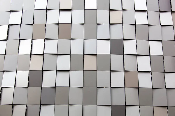 Abstrakcyjny Widok Asymetrycznej Zewnątrz Nowoczesnego Budynku Centrum Melbourne Australia — Zdjęcie stockowe