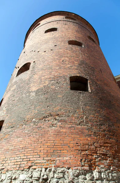 里加古城的历史性粉末塔 存放弹药和粉末 拉脱维亚 — 图库照片
