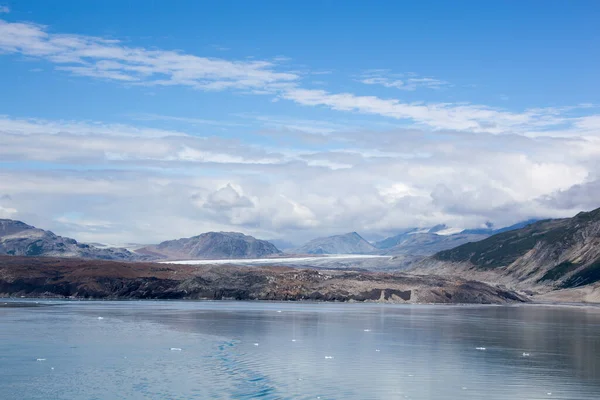 Zomer Uitzicht Een Oude Gletsjer Die Veranderde Zwarte Kleur Glacier — Stockfoto