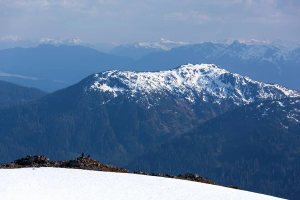 Het Schilderachtige Uitzicht Vanaf Mount Roberts Het Late Voorjaar Buiten — Stockfoto