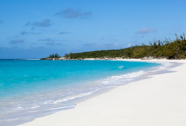 Scenic View Empty Beach Turquoise Color Sea Half Moon Cay — Stock Photo, Image