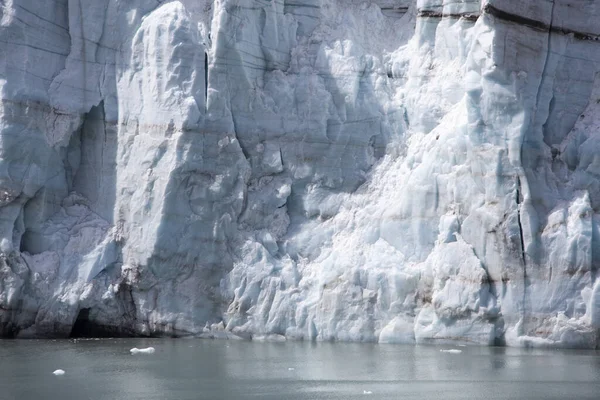 Het Nauwe Abstracte Uitzicht Gletsjer Blauwe Kleur Muur Het Begin — Stockfoto