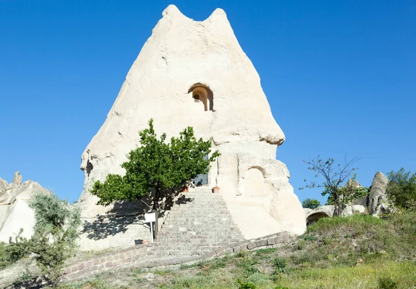 View 10Th Century Nazar Church Built Cave Cappadocia Region Turkey — Stock Photo, Image