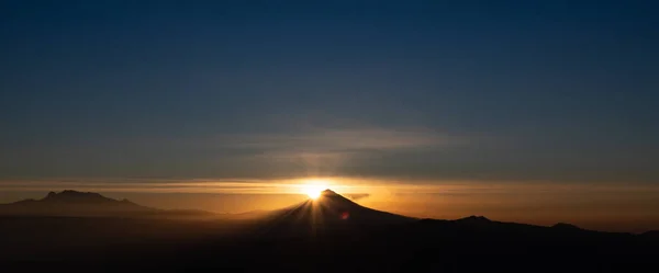 México Vulcão Nascer Sol Cartão Postal Imagens De Bancos De Imagens Sem Royalties
