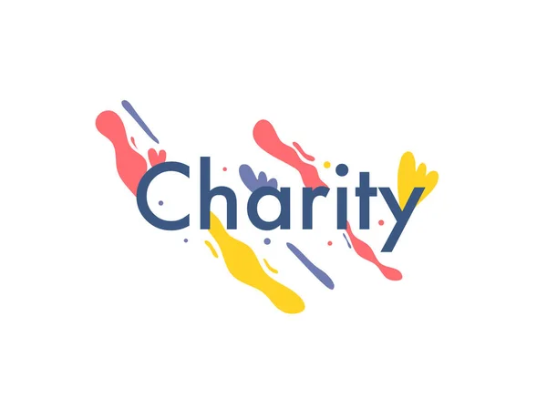 International Day Charity Hand Drawn Illustration Vector Design — Stockvektor