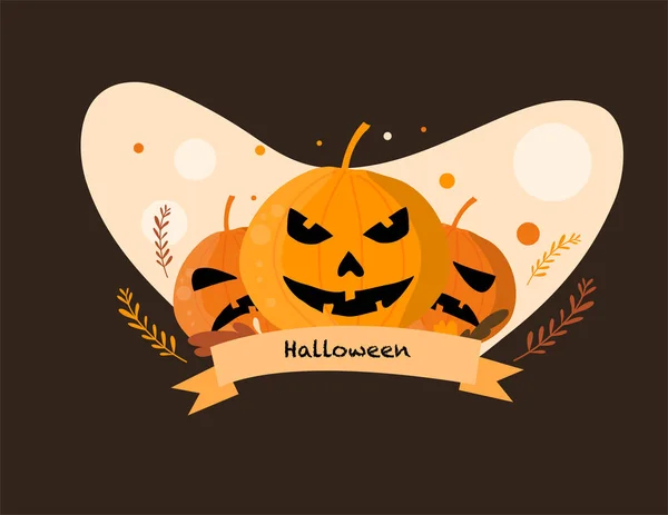 Halloweeen Vector Design Halloween Event Resources — Vector de stock