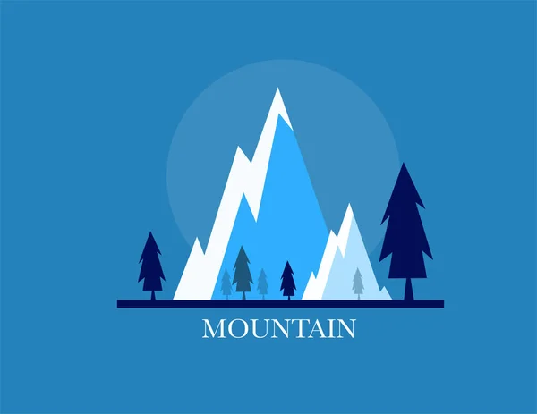 Zestaw Logo Góry Pakiet Wektor — Wektor stockowy