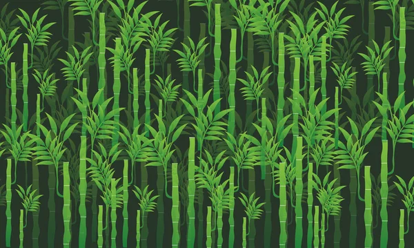 Nature Foliage Plants Background Landing Page Design Set Bundle — Stock Vector
