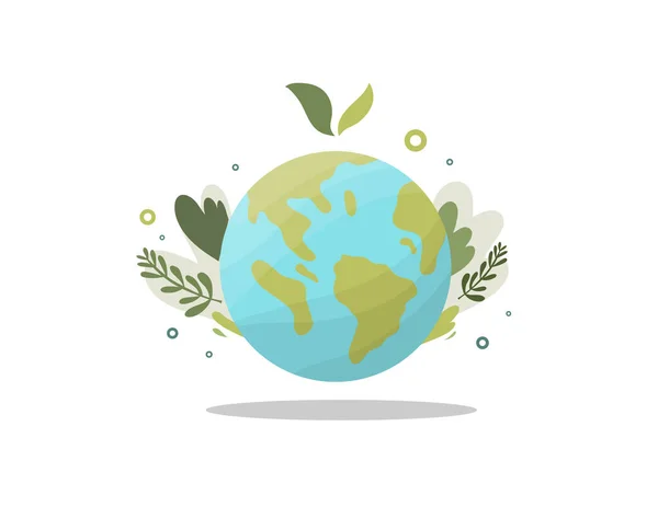 Earth Vector Design Environment Ozone Earth Day Event — Διανυσματικό Αρχείο