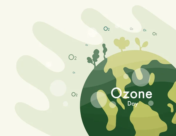 Earth Vector Design Environment Ozone Earth Day Event — Stockvektor