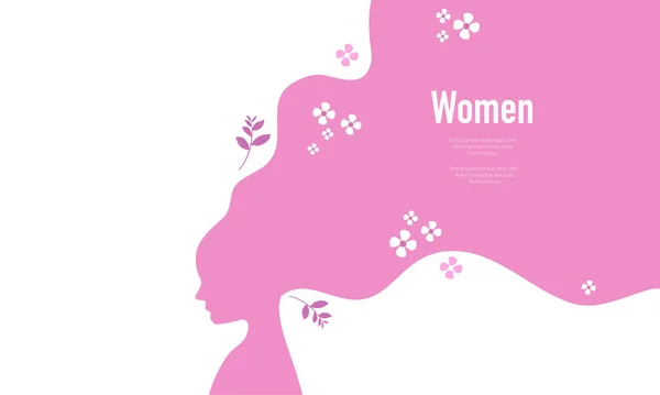 Womens Equality Day Vector Illustration Background Woman Day Event — Vetor de Stock
