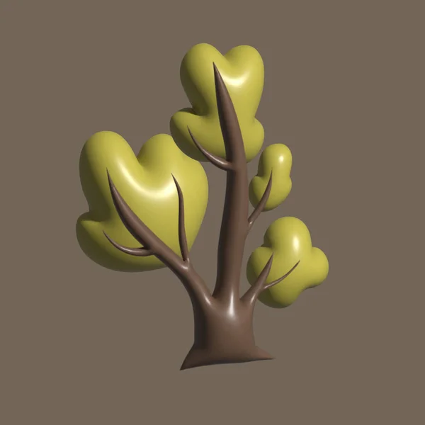 trees 3d render for nature ecology environment day event green plant foliage