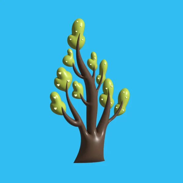 trees 3d render for nature ecology environment day event green plant foliage