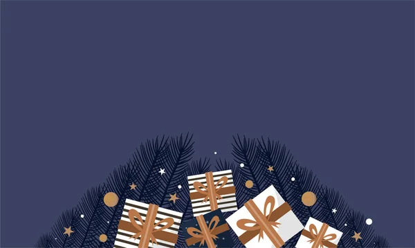 Frohe Weihnachten Illustration Vektor — Stockvektor
