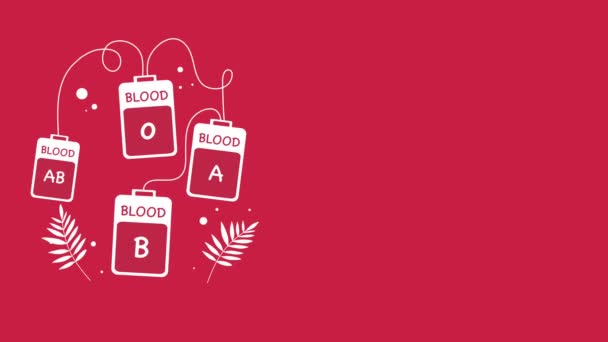 공혈자의 비디오 헌혈자의 — 비디오
